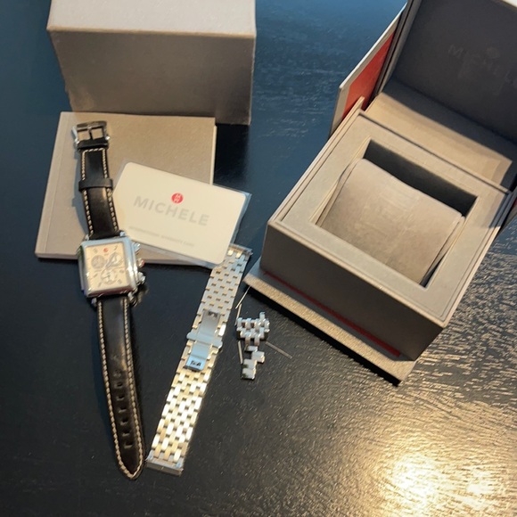 Michele Accessories - MICHELE Deco watch 12 diamonds Swiss movement sapphire crystal